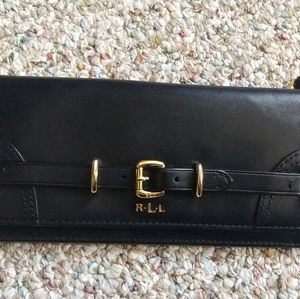 Used Women's Ralph Lauren Lauren leather wallet.